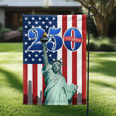 250 Years of America Flag – Red White Blue Patriotic Yard Flag for July 4th Celebration