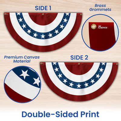 Flagwix American Flag - Stars And Stripes Fan Flag
