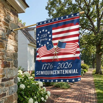 Flagwix American Flag - America 250th Anniversary Semiquincentennial Decorative Flag