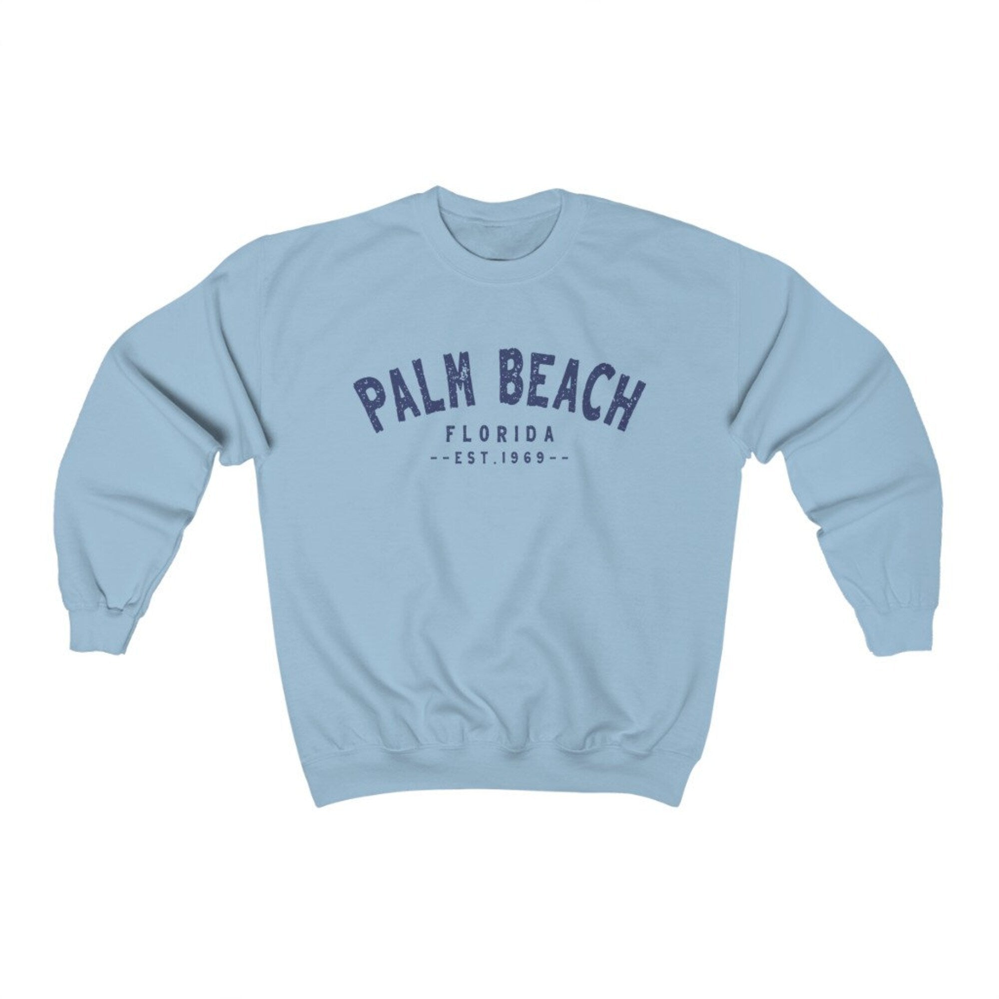 Florida Beach Oversized Sweatshirt – Palm Beach Crewneck - Image 3