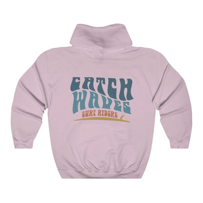 Catch Waves Sunset Surfer Hoodie – Oversized Beach Sweatshirt - Image 6