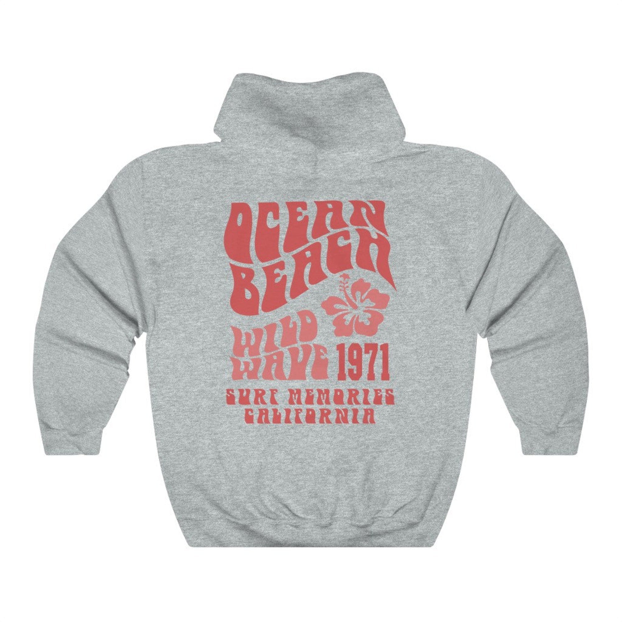 Ocean Beach Sunset Hoodie – Oversized California Surf Style - Image 9