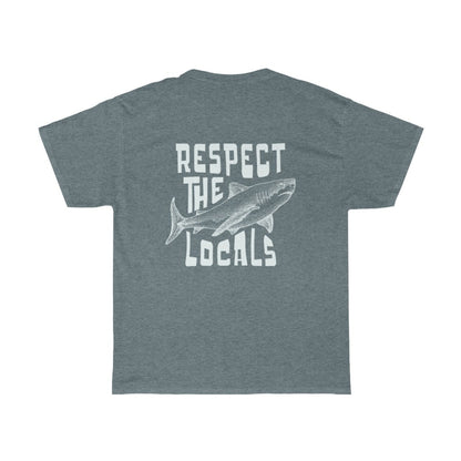Respect Local Oversized Beach Tee – Preppy Surf Shark Shirt - Image 5