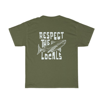 Respect Local Oversized Beach Tee – Preppy Surf Shark Shirt - Image 6