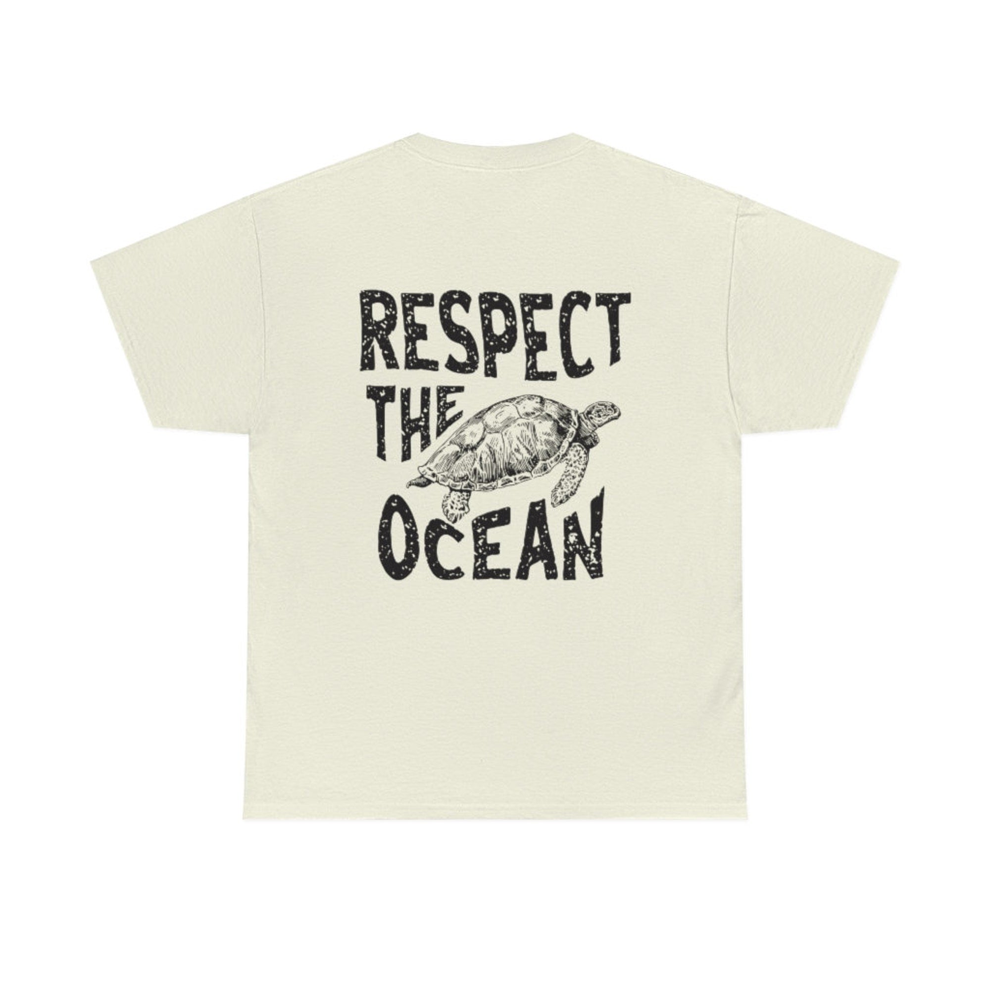 Respect the Ocean Graphic Tee – Unisex Beach & Surf Shirt - Image 8