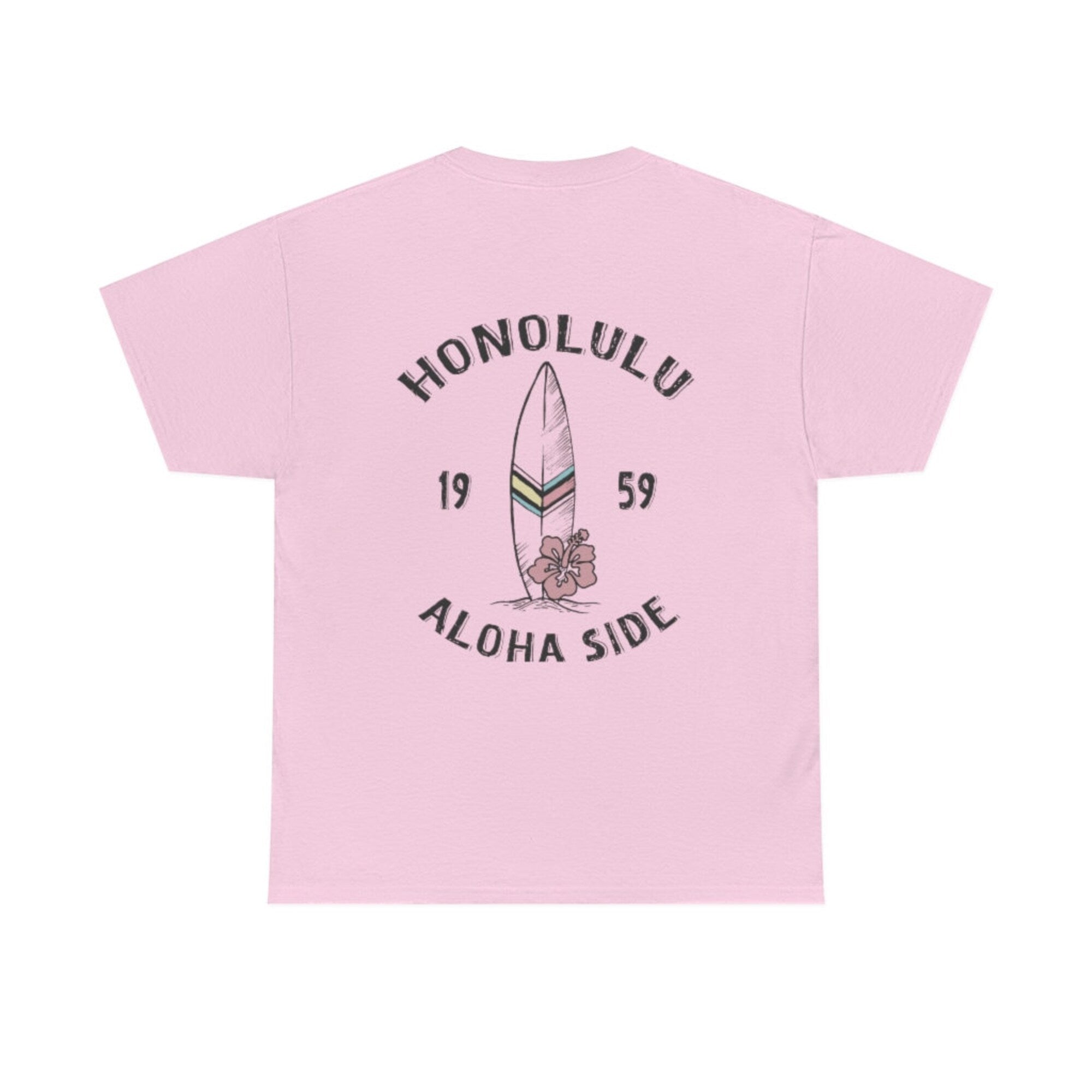 Honolulu Hawaii Beach T-Shirt | Aesthetic Summer Vacation Tee - Image 7