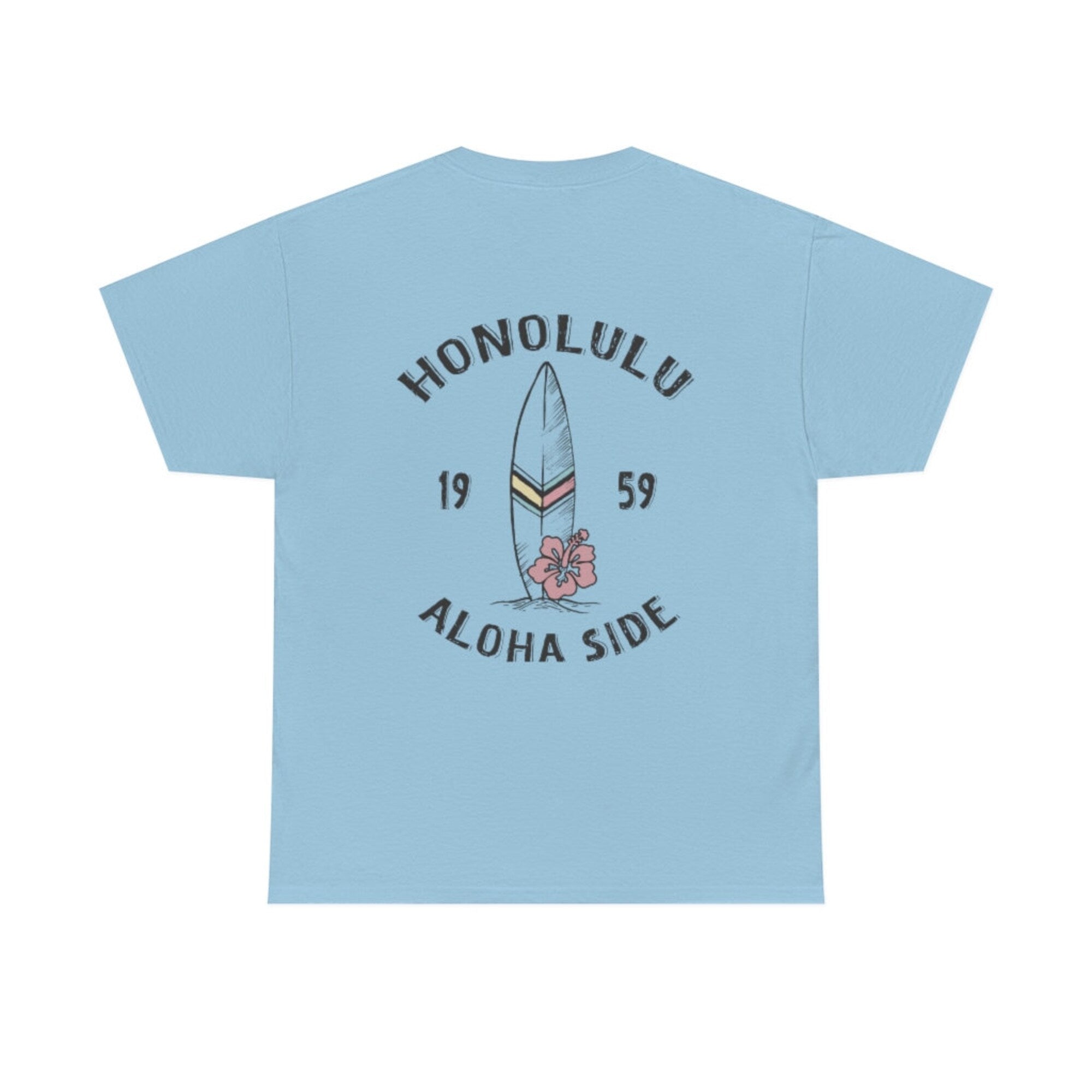 Honolulu Hawaii Beach T-Shirt | Aesthetic Summer Vacation Tee - Image 8