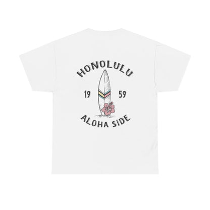 Honolulu Hawaii Beach T-Shirt | Aesthetic Summer Vacation Tee - Image 3