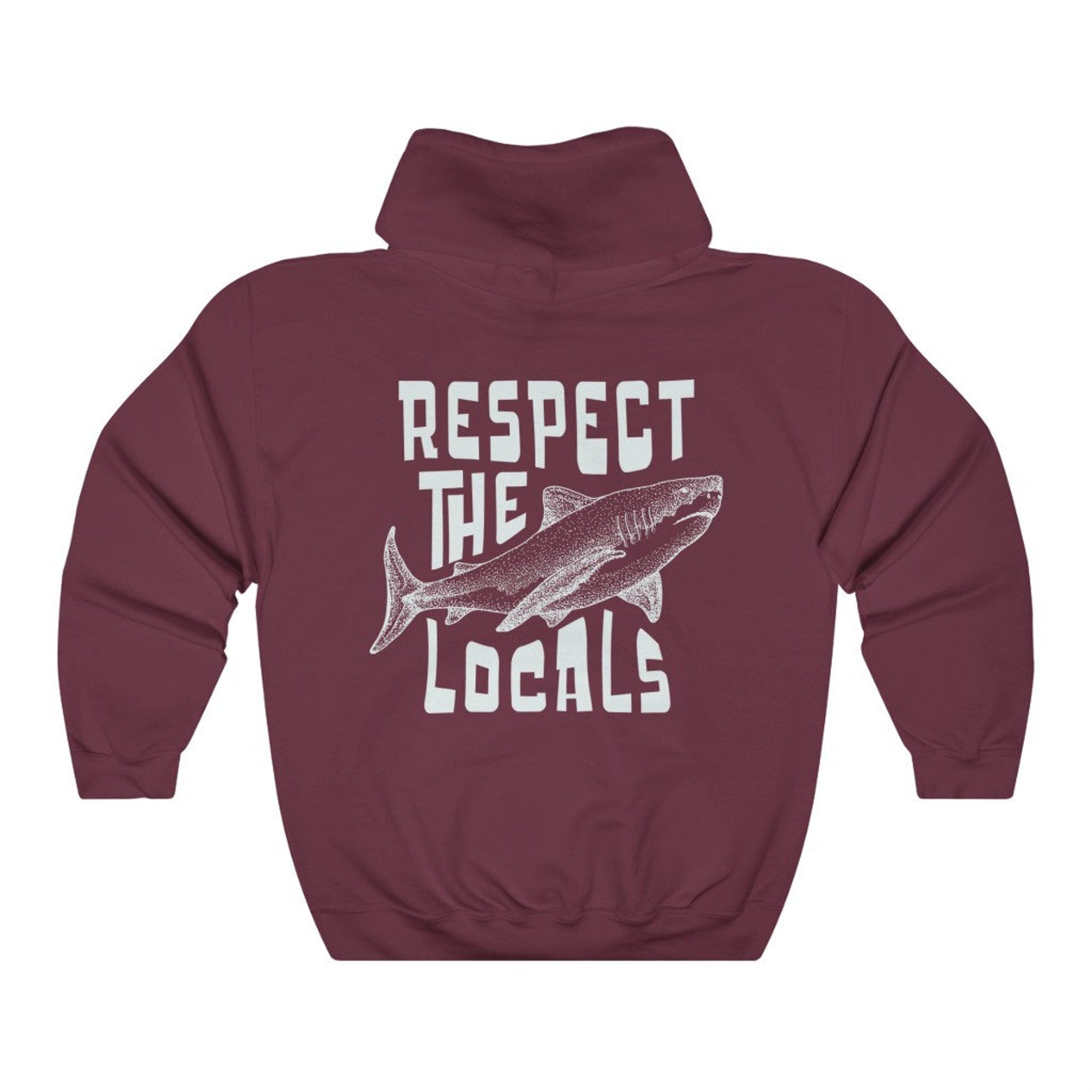 Respect The Locals Surf Hoodie – Cozy Unisex Pullover - Image 8