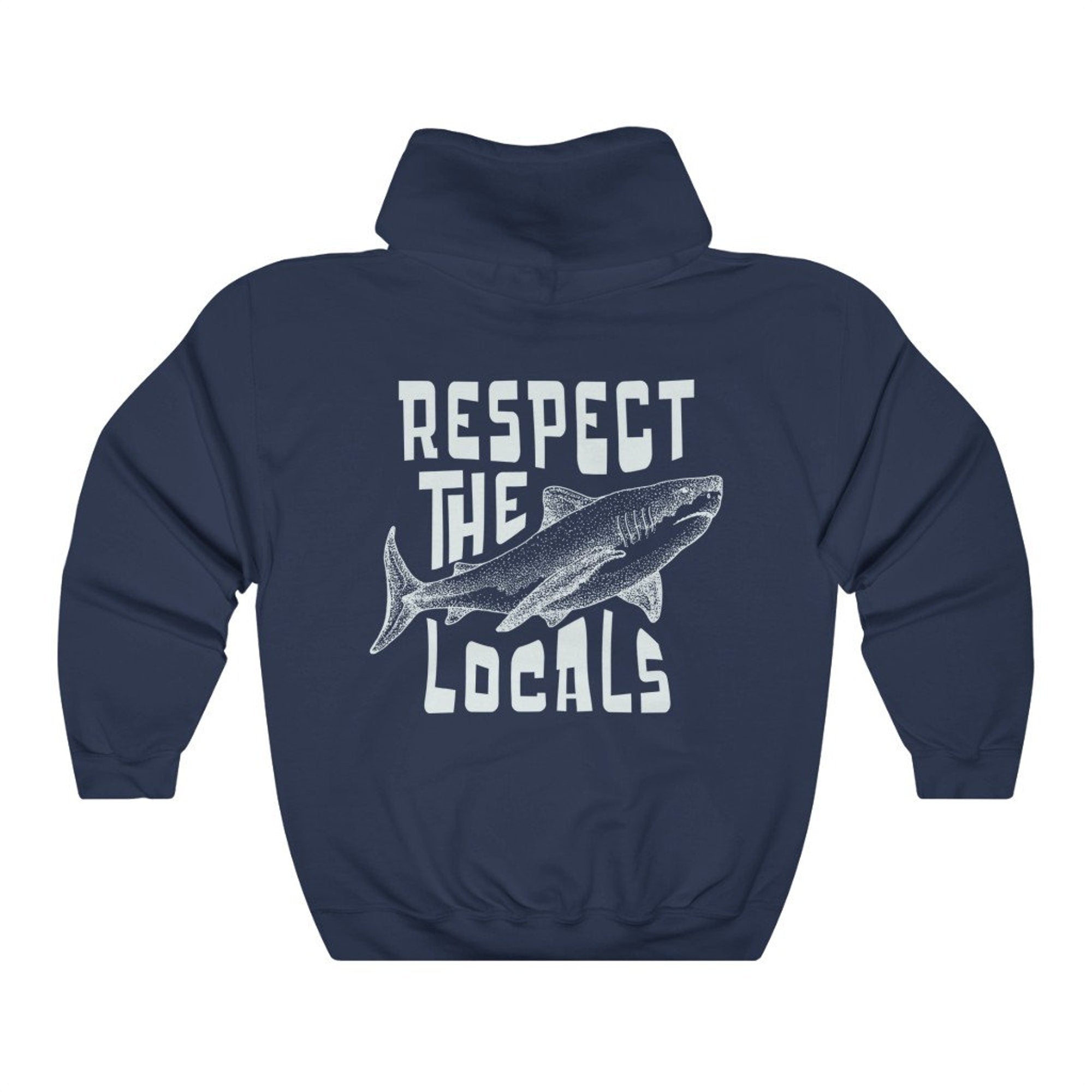 Respect The Locals Surf Hoodie – Cozy Unisex Pullover - Image 4