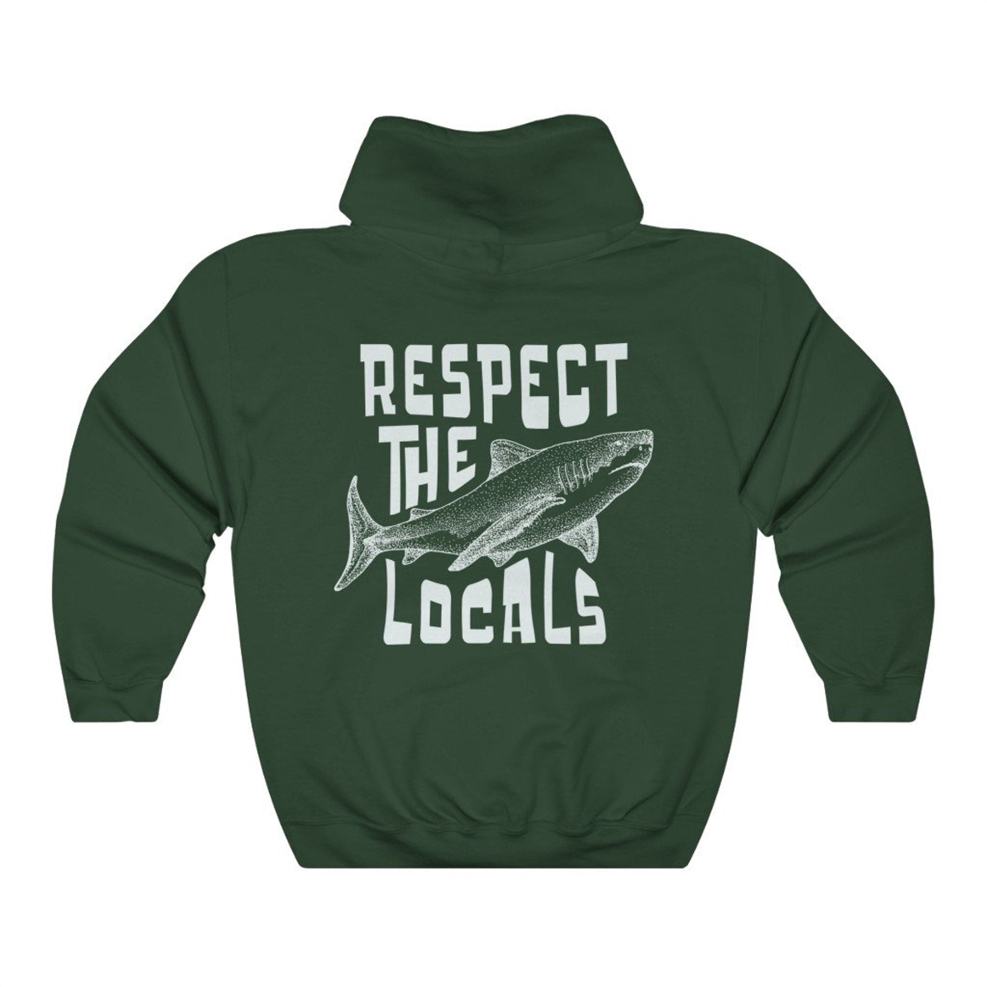 Respect The Locals Surf Hoodie – Cozy Unisex Pullover - Image 7