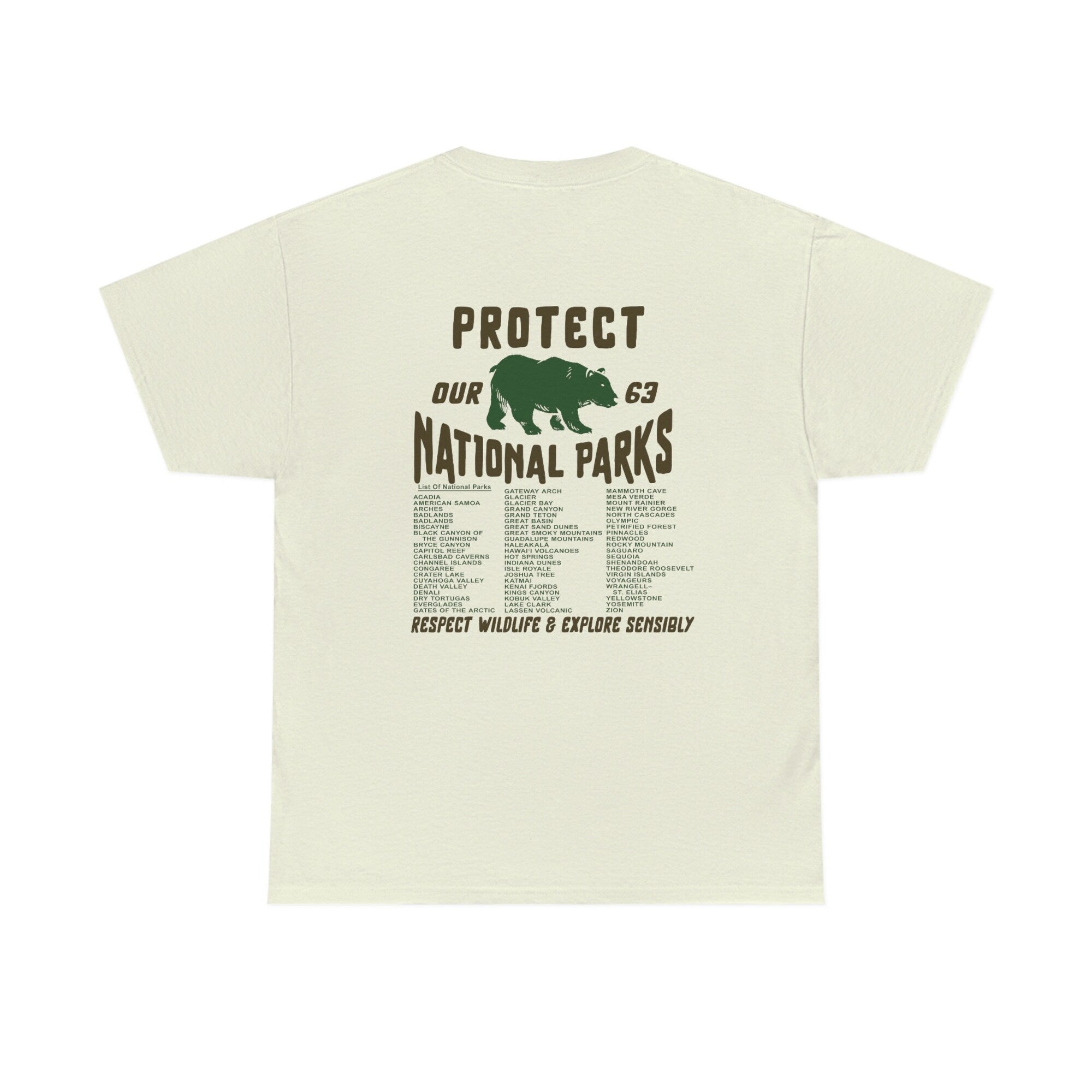 Respect Wildlife National Parks Tee – Explore Sensibly Shirt - Image 7