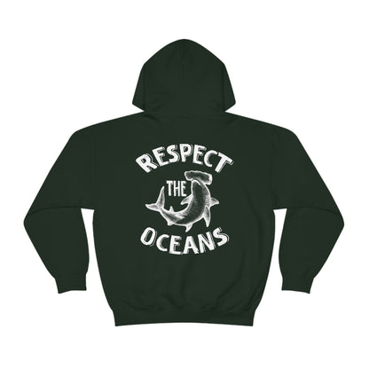 Hammerhead Shark Hoodie – Respect Local Ocean Sweatshirt - Image 7