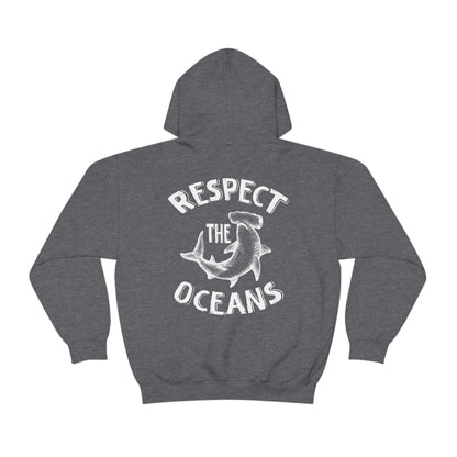 Hammerhead Shark Hoodie – Respect Local Ocean Sweatshirt - Image 8