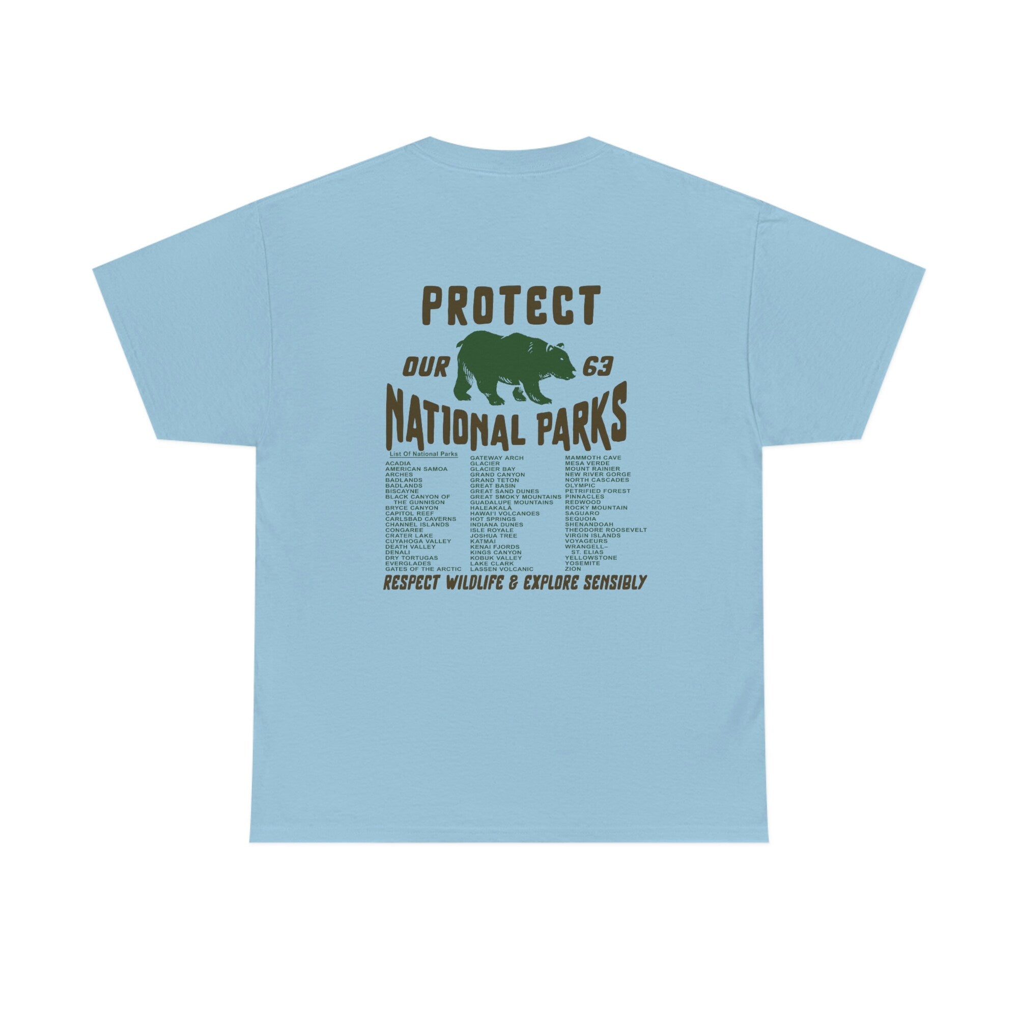 Respect Wildlife National Parks Tee – Explore Sensibly Shirt - Image 3