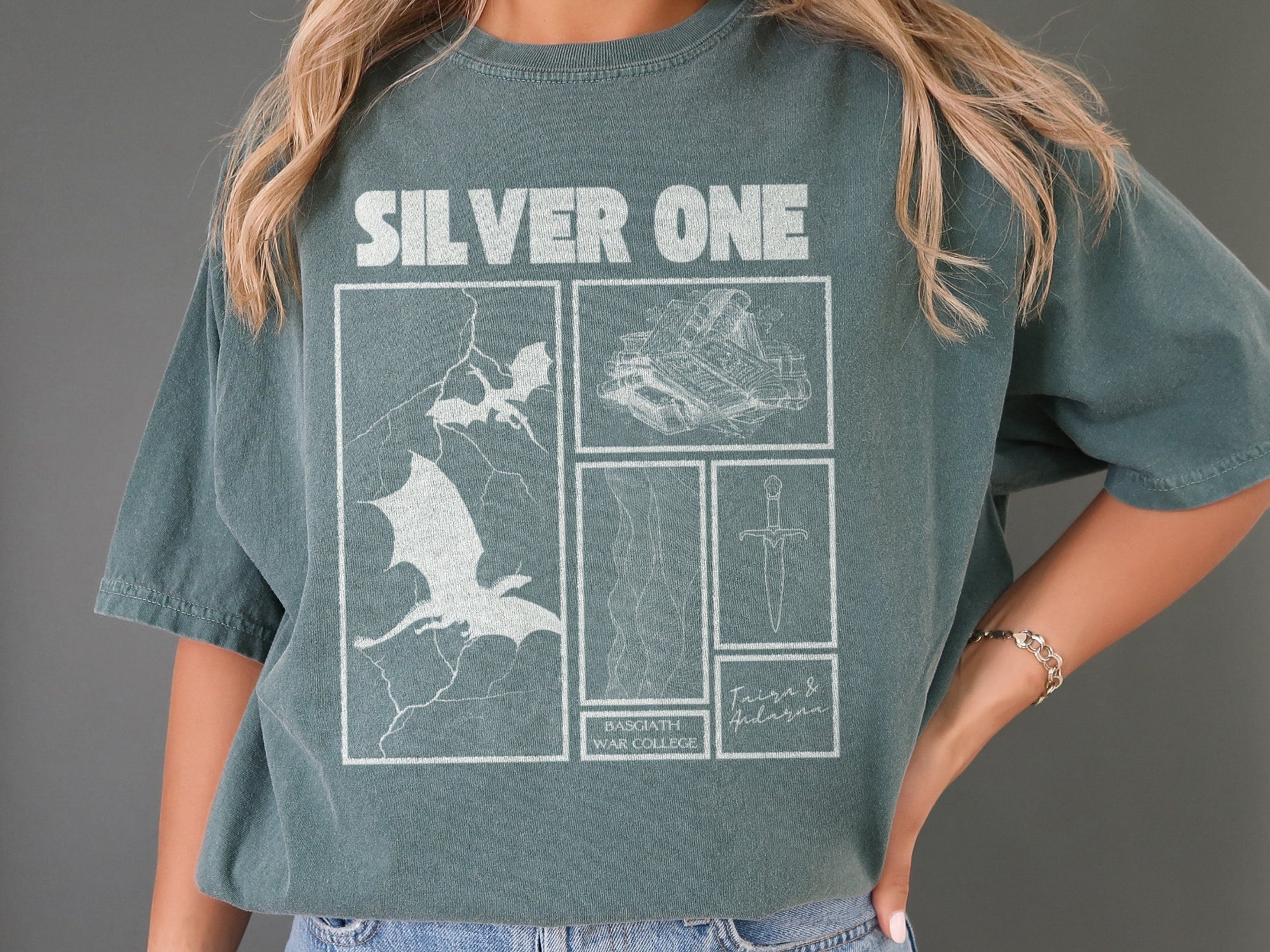 Violet & Dragons Basgiath War College Unisex Tee - Image 5