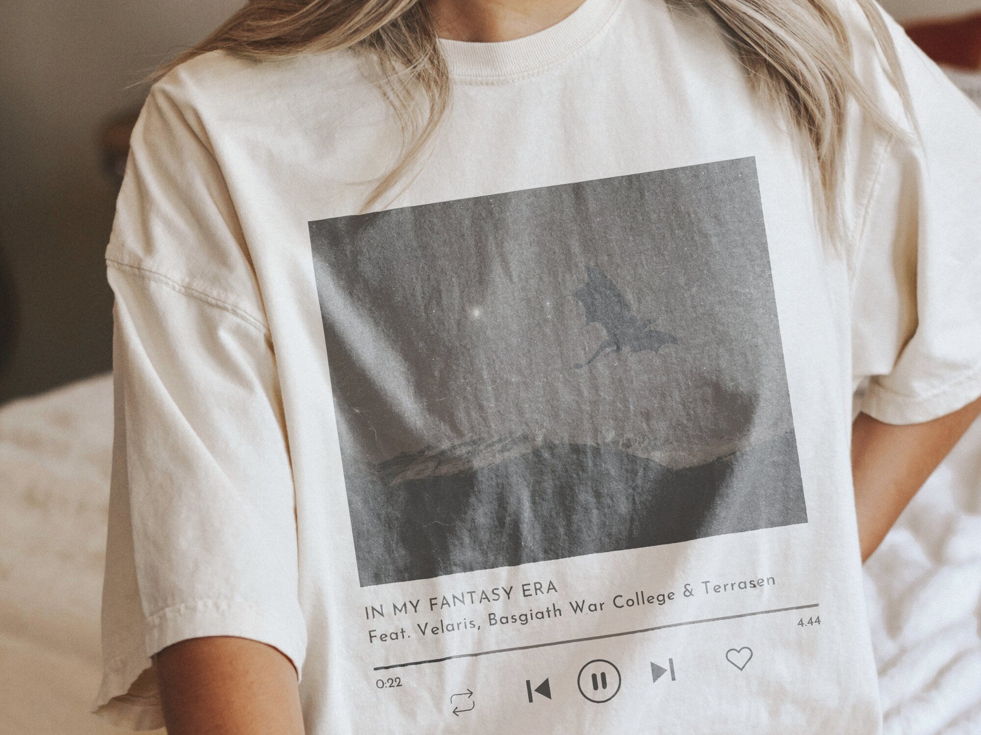 Bookish Era Fantasy Reader Tee | Velaris, Basgiath & Terrasen - Image 2