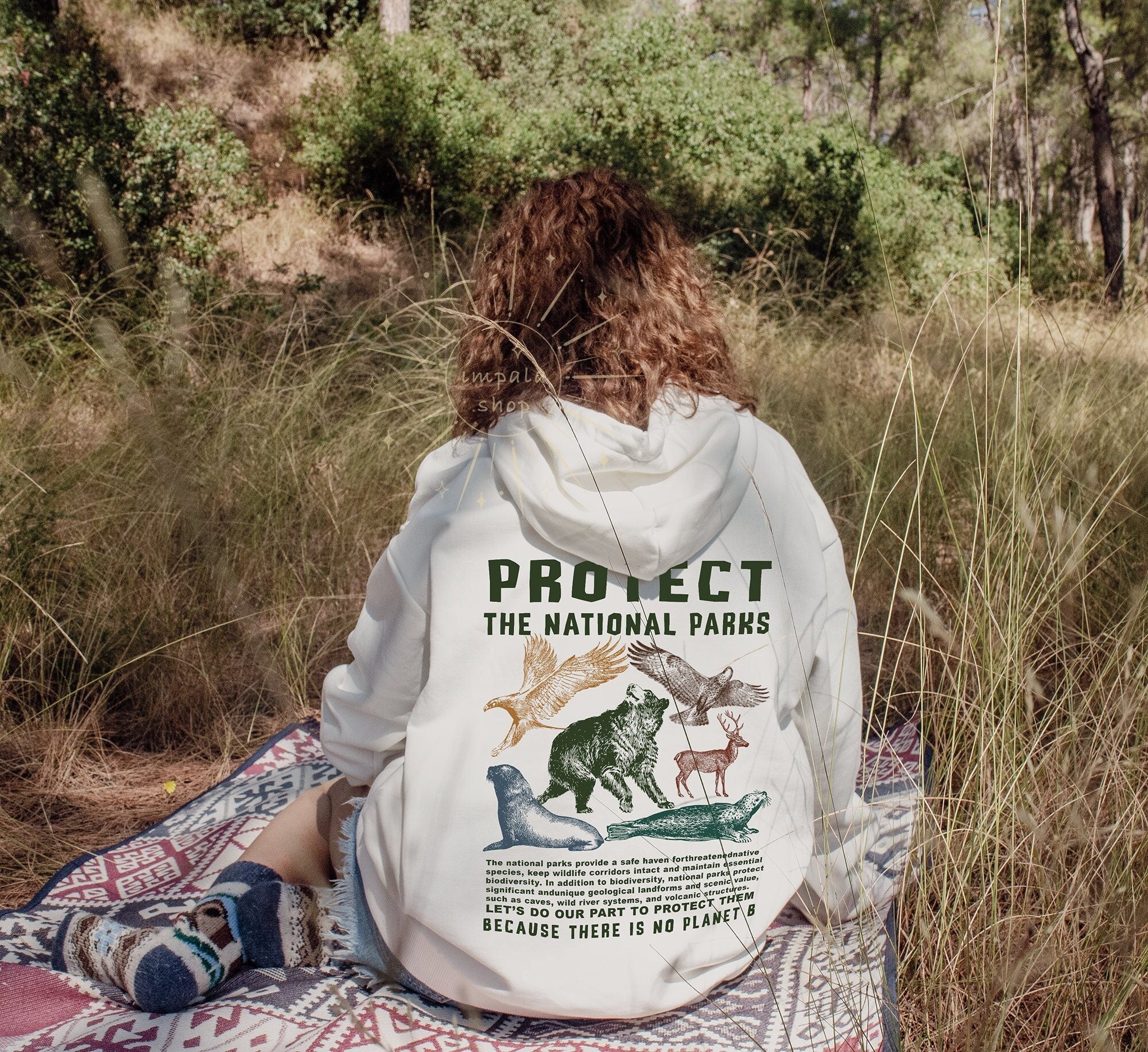 Protect Our National Parks Hoodie – Wildlife Lover Gift