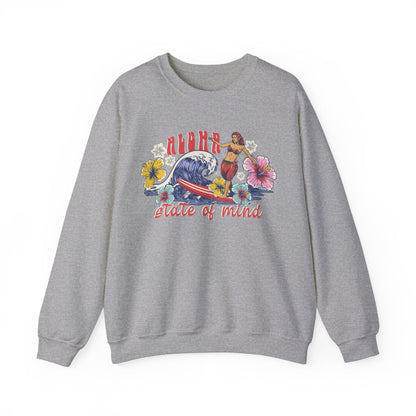 Retro Aloha Hawaii Hibiscus Crewneck Sweatshirt - Image 8