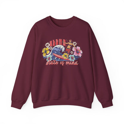 Retro Aloha Hawaii Hibiscus Crewneck Sweatshirt - Image 6