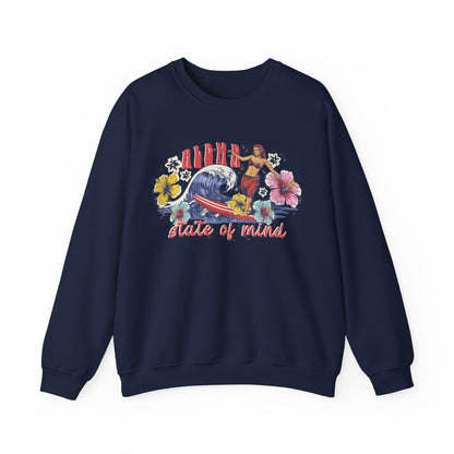 Retro Aloha Hawaii Hibiscus Crewneck Sweatshirt - Image 7