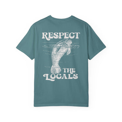 Manatee Comfort Colors Tee – Respect the Oceans Beach Shirt - Image 3