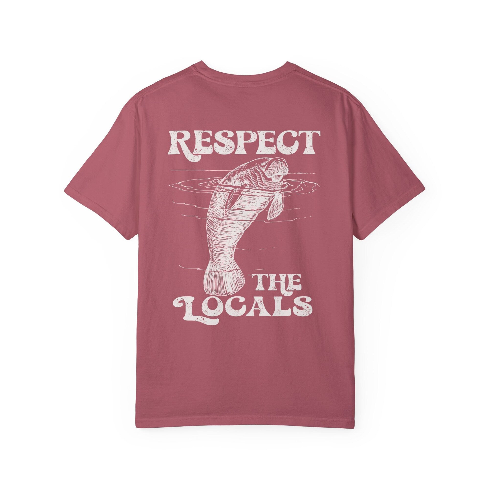 Manatee Comfort Colors Tee – Respect the Oceans Beach Shirt - Image 4