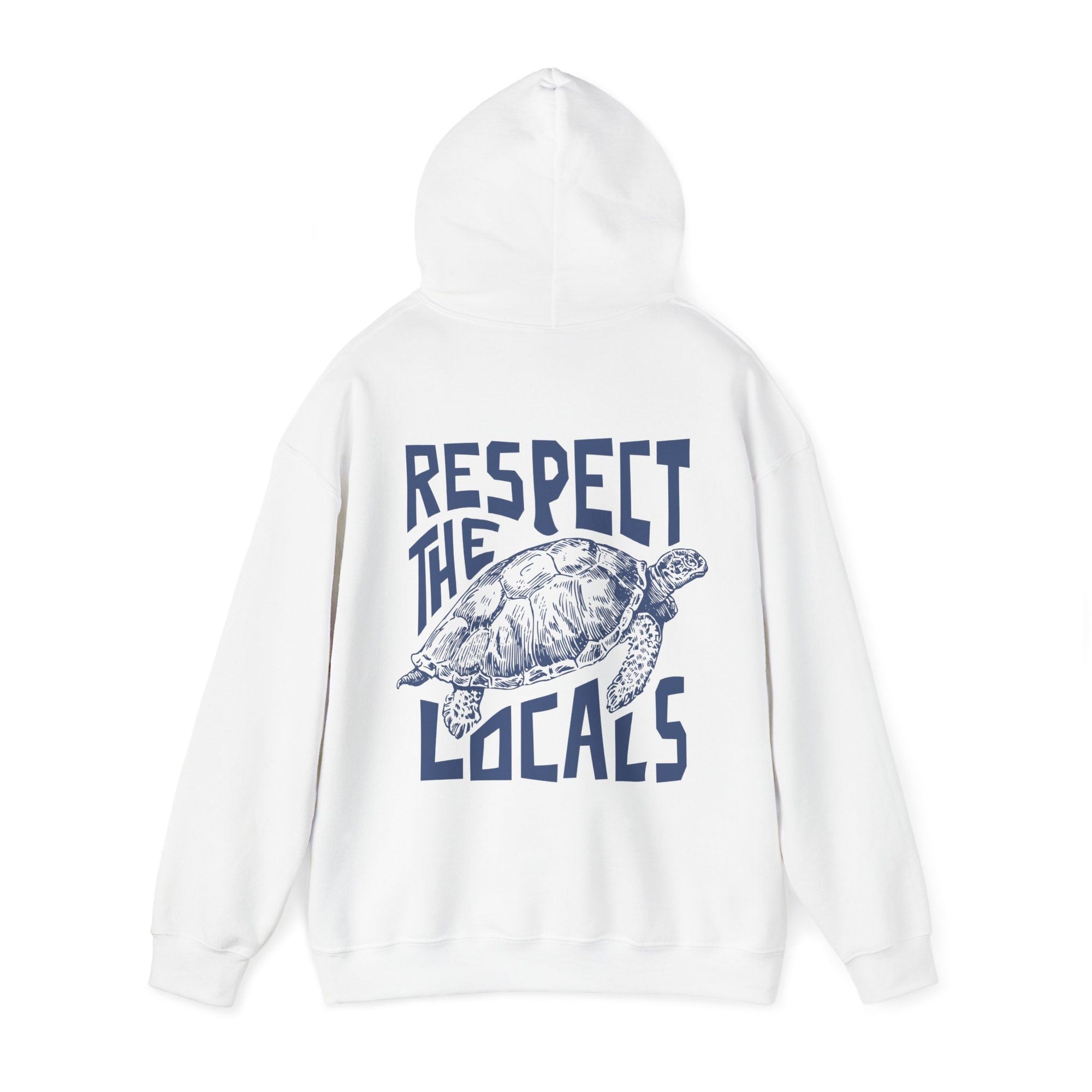 Respect the Locals Sea Turtle Coastal Hoodie - Image 4