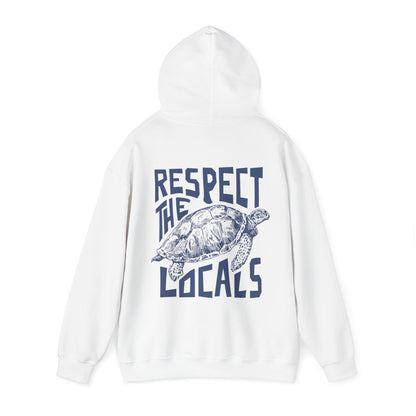 Respect the Locals Sea Turtle Coastal Hoodie - Image 4