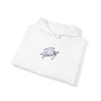 Respect the Locals Sea Turtle Coastal Hoodie - Image 6