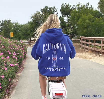 Cali Surf Oversized Hoodie – Cozy California Beach Sweatshirt - Image 3