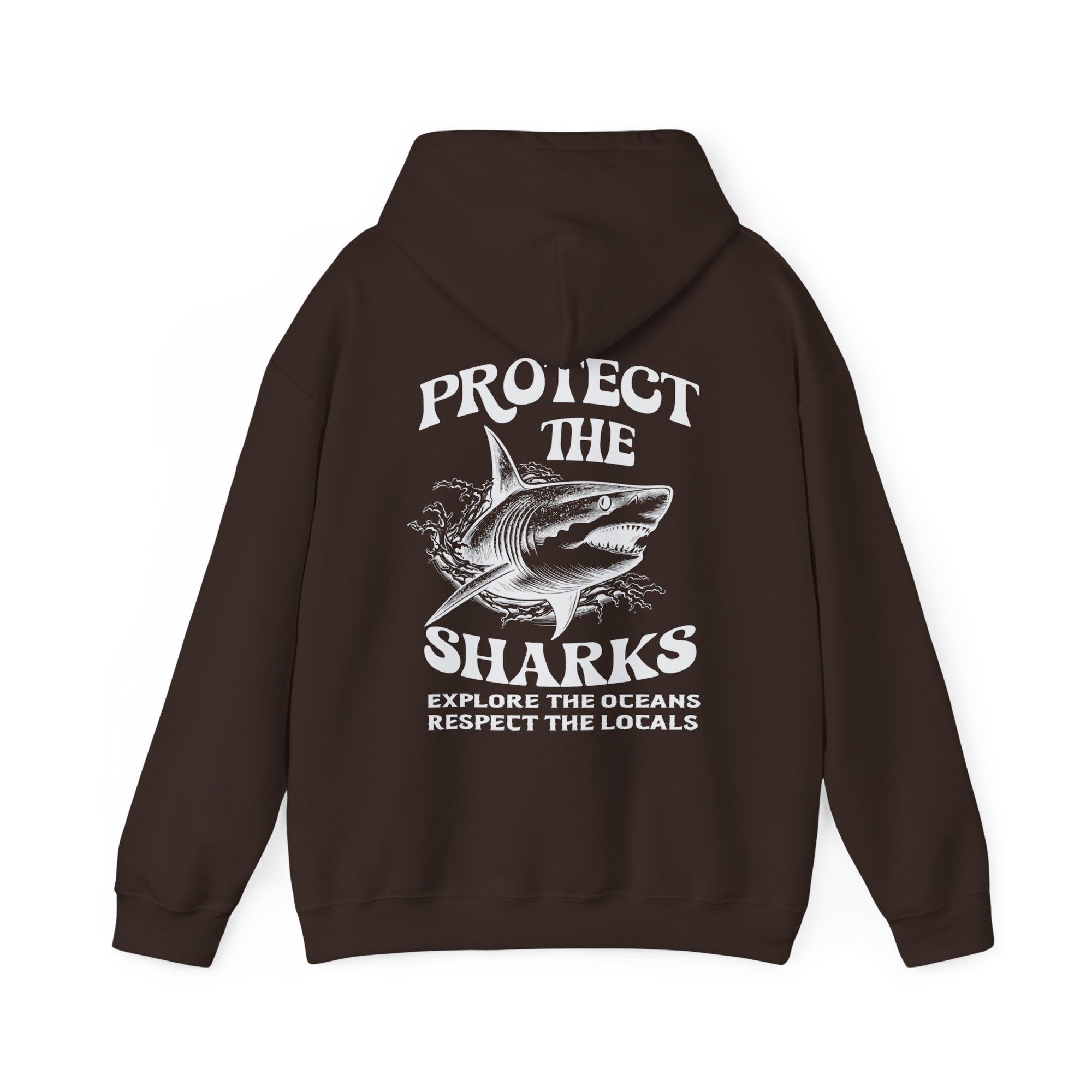 Protect the Sharks Hoodie – Retro Ocean Conservation Sweatshirt - Image 8