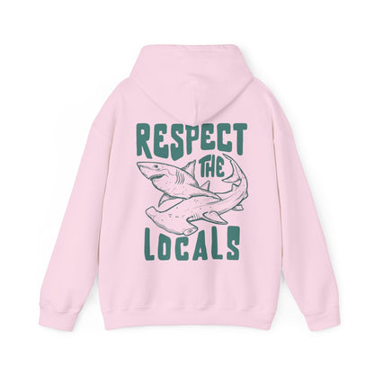 Respect the Local Sharks Hoodie – Cozy Ocean Lover Sweatshirt - Image 8