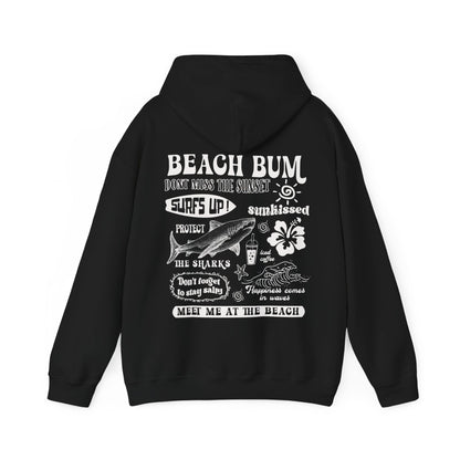 Beach Bum Hoodie – Y2K Surf Graphic Preppy Sweatshirt - Image 6