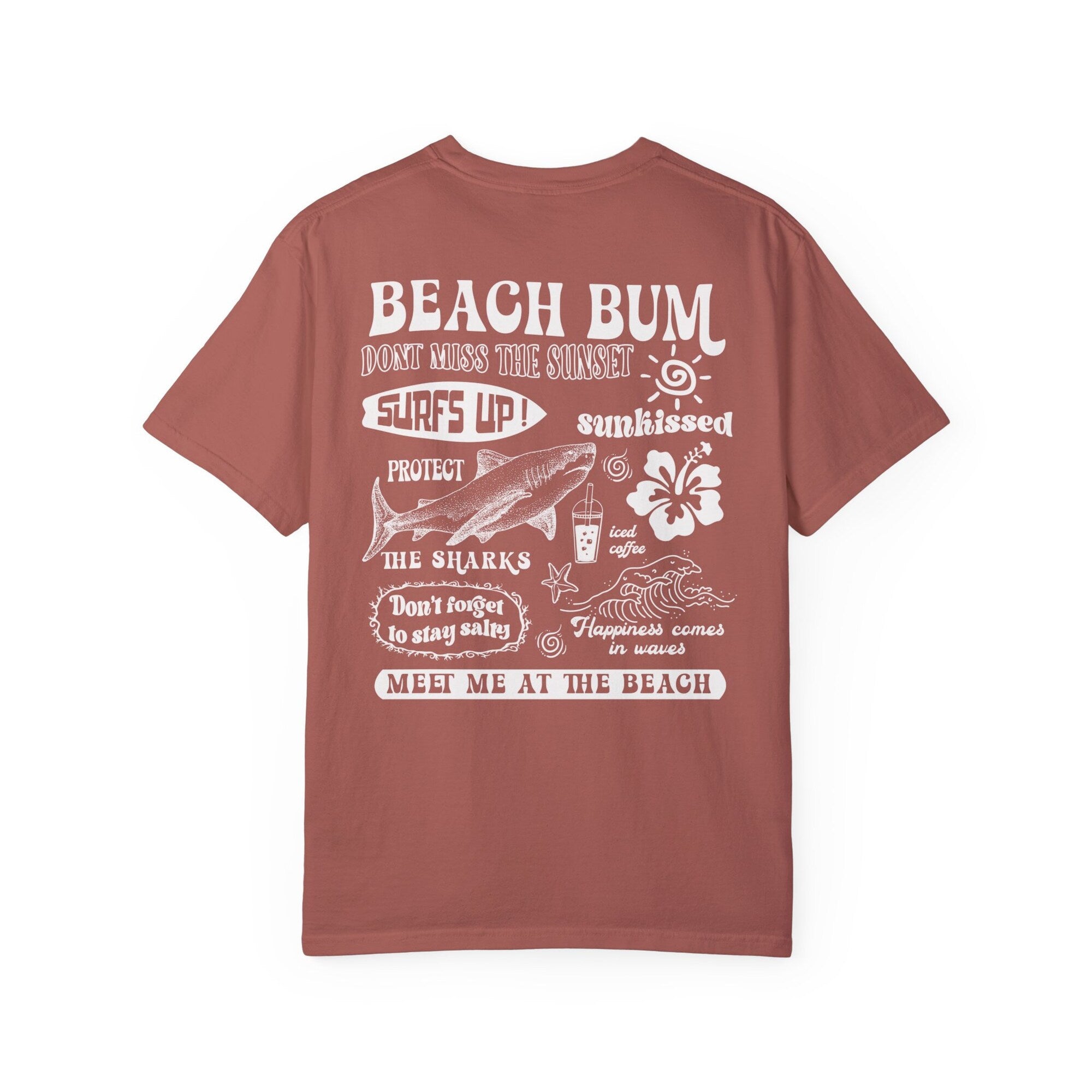Beach Bum Comfort Colors Tee – Coconut Girl Surf Shirt - Image 5