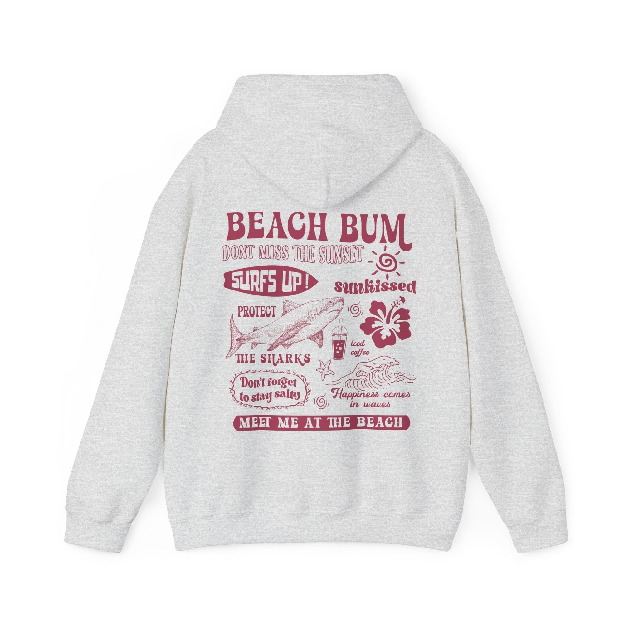 Sunset Beach Hoodie – Oversized Cozy Surf Sweatshirt - Image 8