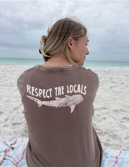 Whale Shark Comfort Colors Tee – Respect the Locals Beach Shirt - Image 6