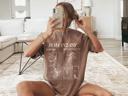 Romantasy Lovers Dept. Morally Grey Bookish Shirt - Image 3