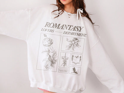 Romantasy Lovers Department Sweatshirt – Morally Grey Reader