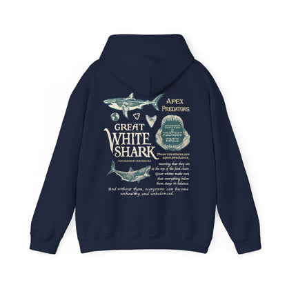 Great White Shark Hoodie – Unisex Marine Conservation Sweatshirt - Image 7