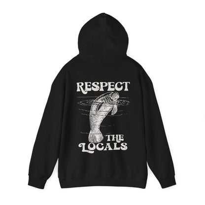 Respect the Local Manatee Hoodie – Cozy Beach Lover Sweatshirt - Image 7