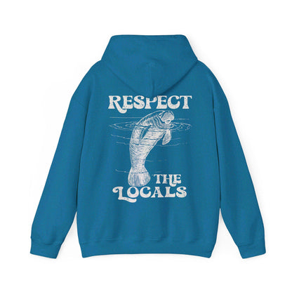 Respect the Local Manatee Hoodie – Cozy Beach Lover Sweatshirt - Image 8