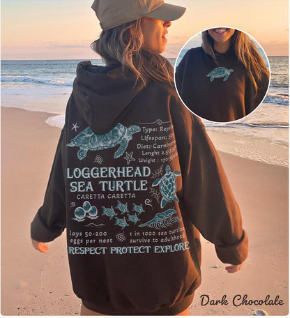 Sea Turtle Hoodie – Oceancore Unisex Cozy Sweatshirt - Image 5