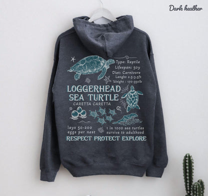 Sea Turtle Hoodie – Oceancore Unisex Cozy Sweatshirt - Image 6