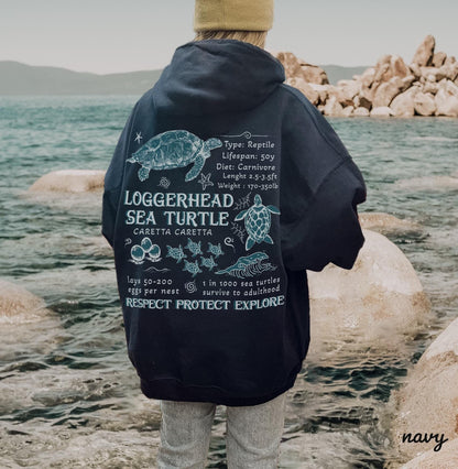 Sea Turtle Hoodie – Oceancore Unisex Cozy Sweatshirt