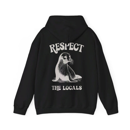 Retro Seal Ocean Aesthetic Hoodie – Respect the Locals - Image 6