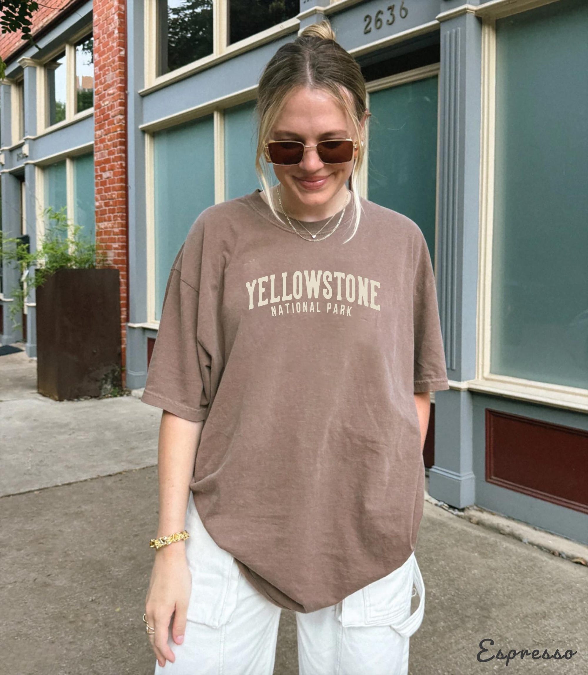 Yellowstone National Park Comfort Colors Tee (Front & Back) - Image 4