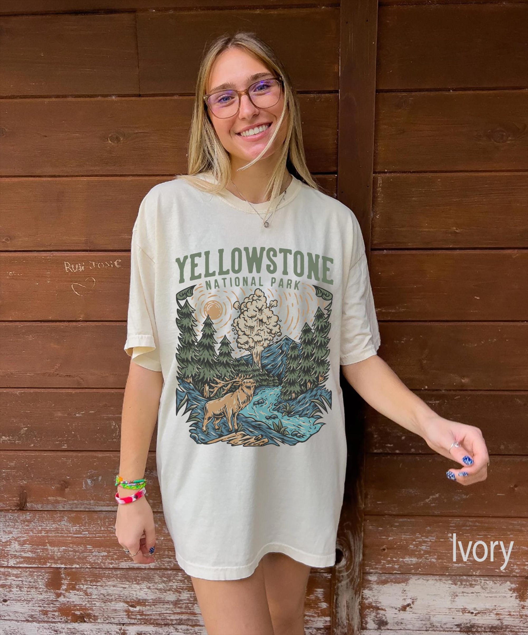 Yellowstone Comfort Colors Tee | Mountain & Wildlife Shirt - Image 3