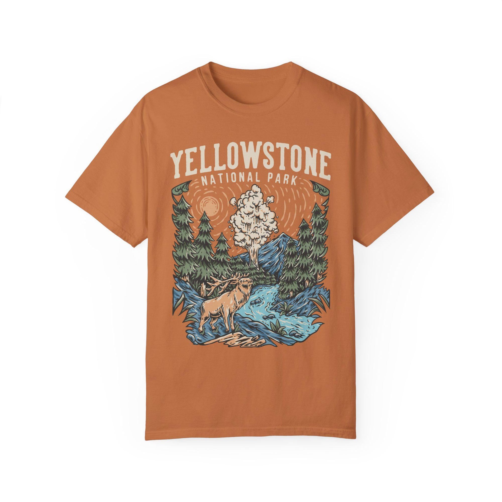 Yellowstone Comfort Colors Tee | Mountain & Wildlife Shirt - Image 7