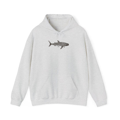 Whale Shark Vintage Graphic Unisex Hoodie (Front & Back Print) - Image 6